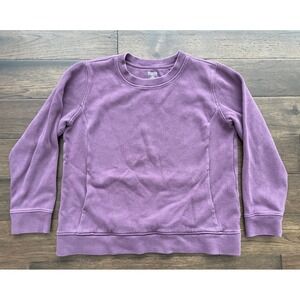 Women's DULUTH TRADING COMPANY Plus Ribbed Crewneck Sweatshirt with Pockets XL